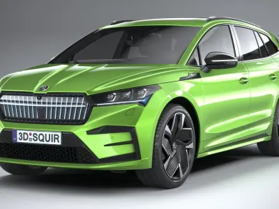 Skoda Enyaq RS 2022 3D model