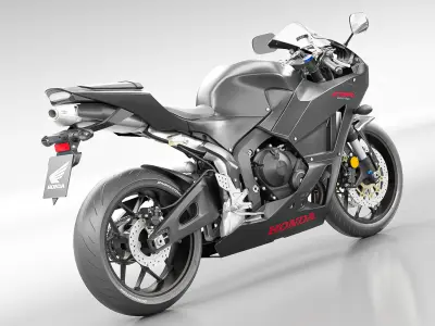 HONDA CBR 600 RR 2018 3D model