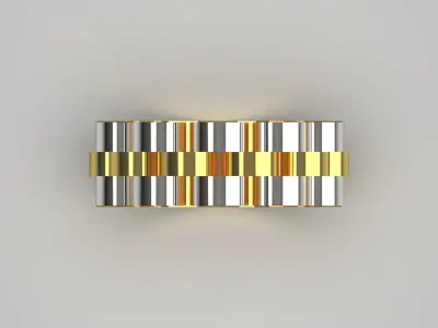 Luxury man Rolex design diamond ring model ror0052 3D print model