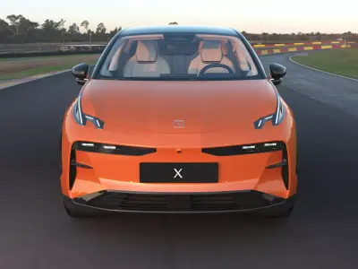 2025 ZeekrX with interior  Low-poly 3D model