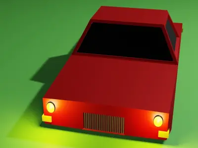 low poly car Free low-poly 3D model 27
