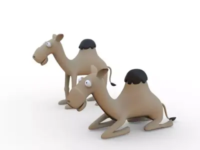 toon camel 3D model