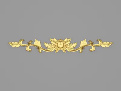 Classic Carved 004 3D model