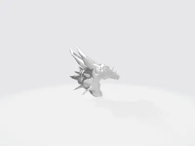dragon head  3D model purchase