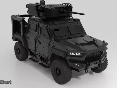 Inguar Defence Concept - 3D Printable Model 3D print model