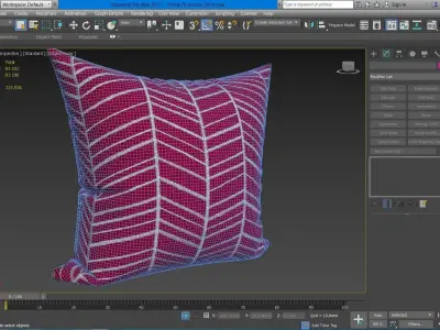 Decorative pillows  set 078 3D model