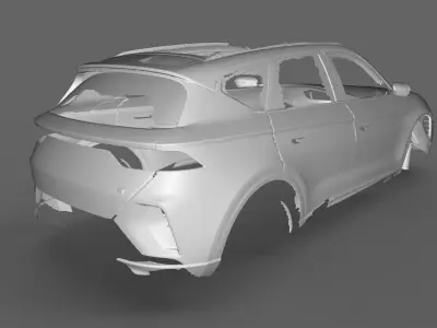 2019 ARCFOX ALPHA T 3D SCANNED MODEL 3D model 3D model
