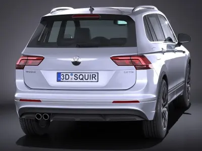 Volkswagen Tiguan R 2017 3D model