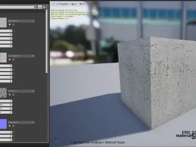 Material Smart Concrete Series Smart Master Materials Mark 07 3D model
