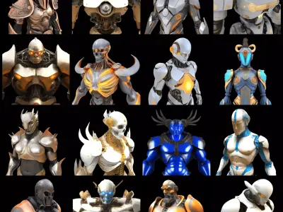 Eclipse Armory - Celestial Guardian Armor Collection 3D print model
