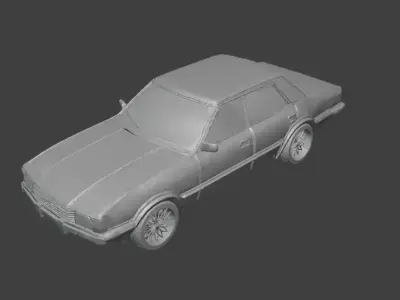 3D Printable TC3 Retro 4 Door - Argentine Variant 3D print model 3D print model