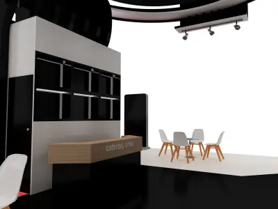 Booth Exhibition Stand a241c  3D model