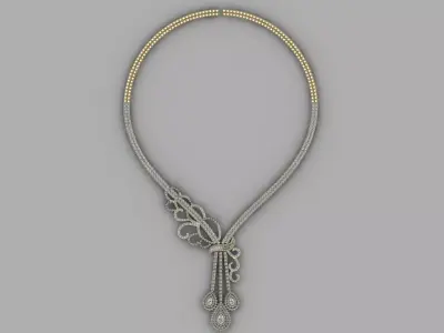 Swarea Necklace Diamond  3D print model