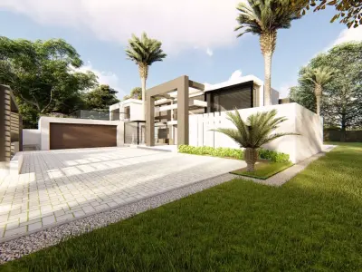 MODERN HOUSE 4 3D model