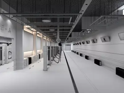 Car Service  3D model