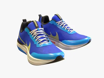Shoes Sport Running Shoes Low-poly 3D model