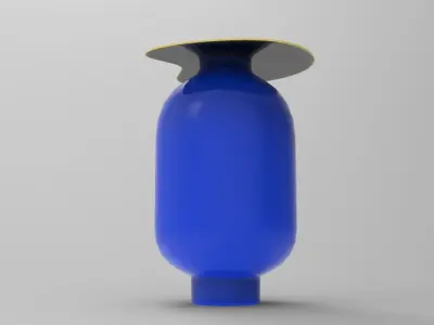 Margot Vase Low-poly 3D model