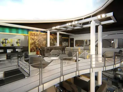 McLaren Formula1 Paddock Concept 3D model