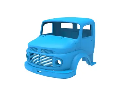 Mercedes-Benz 1924 2624 Truck Cabin 3D print model