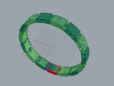 Bracelet 66217 3D print model