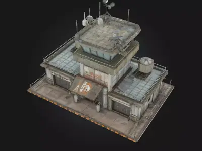 Control Tower Simulator  Command Center of the Skies 3D model