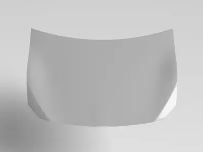 86 ZN6 Hood Exterior Surface - 3D Laser-Scanned 3D model