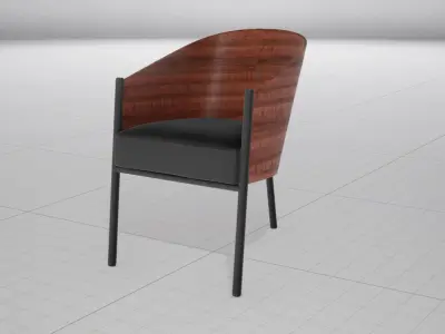 Coste Chair UE4 Low-poly 3D model