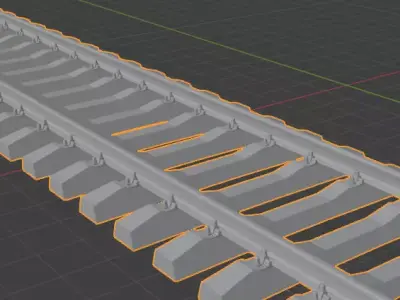Rails 3D model
