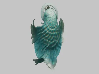 Fantasy Statue DEcoaration 3D Model Low-poly 3D model