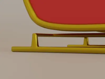 Christmas Sledge 3D model