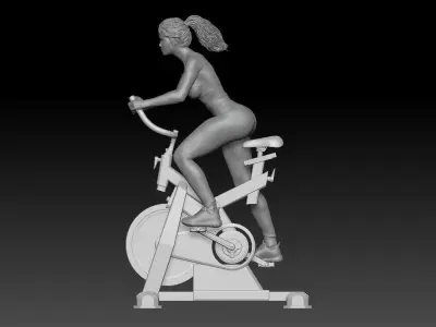 SPINNING CLASS GIRL 2 3D print model