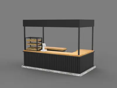 Mall Food Court  3D model