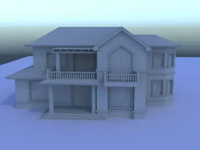 3ds max house  3D model