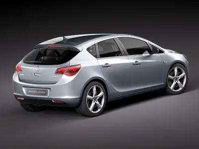 Opel Astra IV 5door 3D model