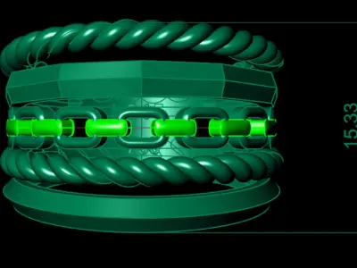 david yurman sport ring 3dm 3D print model