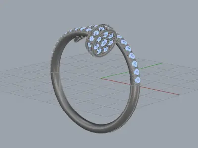 Nail Rings 61332 3D print model