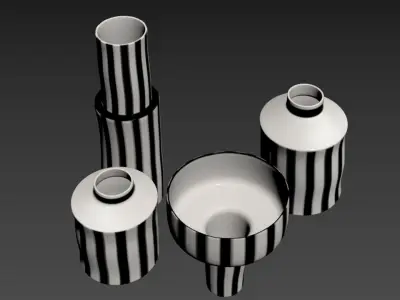 Liang and Eimil Weston Vases 3D model