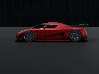 Koenigsegg Agera R Low-poly 3D model