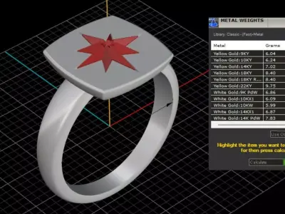 ring men 3D print model