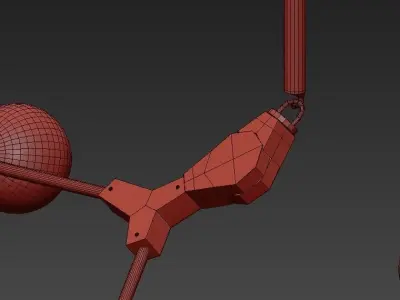 Mini Globe Branching Bubble 3D model