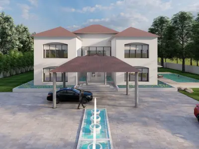 Bungalow Design 3D model