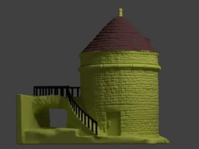 TOWER PIGEON LOFT 3D print model