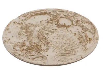  Decorative Moon 01 3D model