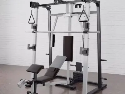 Gym equipment 04 am169 3D model