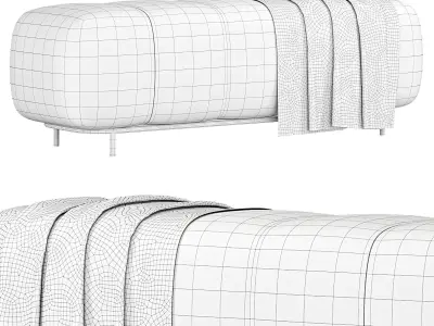 Zefir Banquette By Enigma 3D model