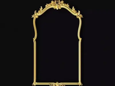 carved frame for mirror 3D model order