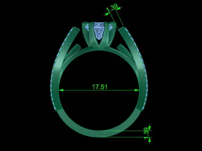 ring  jewelry  3D print model