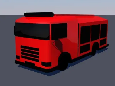 Low poly vehicles car Low-poly 3D model