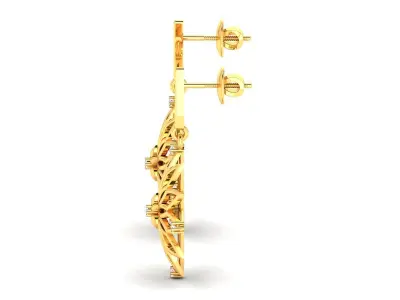 Diamond Earring 3D print model