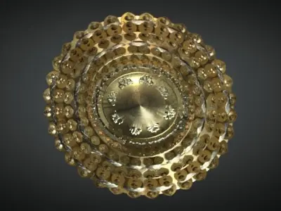 Fashion Headgear - Thailand Crown Low-poly 3D model